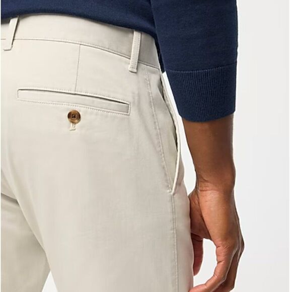 J. Crew Factory Slim-fit flex chino pant in Stone NWT 38/32 - Picture 3 of 11